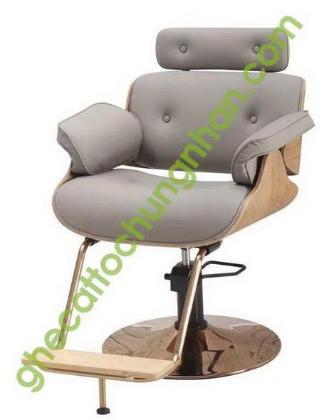 HN-68167A ( Xám Lợt - Chân Tròn Vàng Glod )